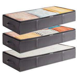 Lifewit Under Bed Storage Organizer Bins, Storage Bags Containers, 3/6 Packs